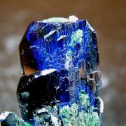 Azurite with Malachite and Cerussite
