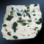 Hydroxylapatite on Microcline