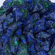 Azurite with Malachite