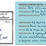 Gold with Quartz and Sphalerite