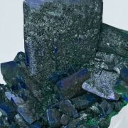Malachite after Azurite with Malachite
