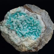 Hemimorphite with Aurichalcite and Quartz