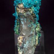 Chrysocolla on Quartz