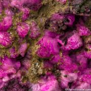 Kolwezite on Cobaltian Calcite