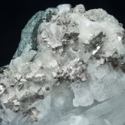 Silver with Gypsum and Calcite