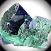 Azurite w/ Malachite