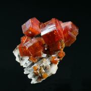 VANADINITE on BARYTE - Morocco
