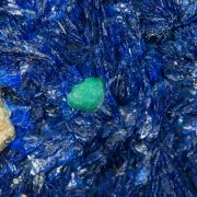 Azurite with Malachite