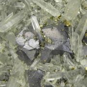 Galena with Chalcopyrite and Quartz