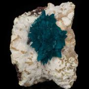 Cavansite on Mordenite with Stilbite