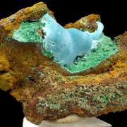 Rosasite, malachite