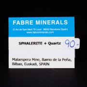 Sphalerite with Quartz