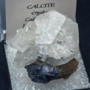 Calcite with Galena