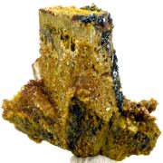 Apatite, hematite, quartz and actinolite pseudo. after pyroxene