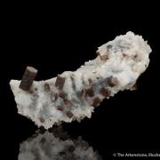 Pyromorphite on Quartz