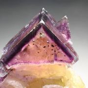 FLUORITE with PHANTOMS, CHALCOPYRITE