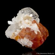 Scheelite with Aquamarine and Quartz