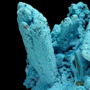 Chrysocolla, malachite, pseudo. after azurite