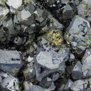 Galena with Sphalerite and Chalcopyrite