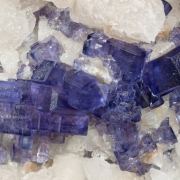 Fluorite with Calcite