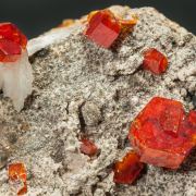 Vanadinite with Baryte