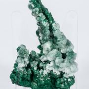 Malachite with Calcite and Cerussite