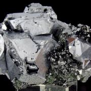 Galena on sphalerite