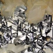new find - GALENA - SPINEL LAW TWIN, CALCITE