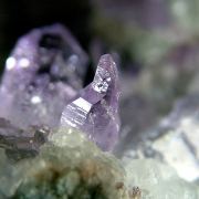 Amethyst Quartz with Calcite and Dolomite
