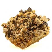 Garnet + Smoky Quartz + Orthoclase.