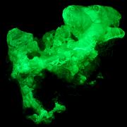 Opal var. hyalite CRAZY FLUORESCENCE