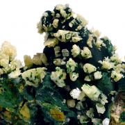 Cerussite, malachite
