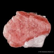 Baryte on Rhodochrosite