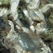 Silver with Actinolite