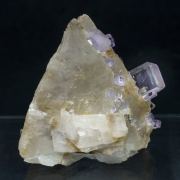 Fluorite with Calcite