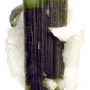 Tourmaline, albite
