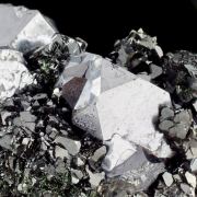 Galena on sphalerite