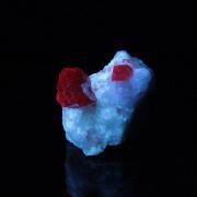 Spinel (twin) on matrix