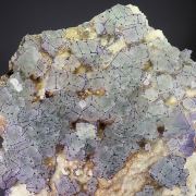 Fluorite with Calcite