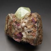 gemmy RHODIZITE, TOURMALINE var. RUBELLITE