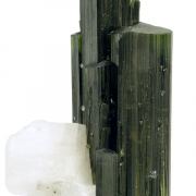 Tourmaline, albite