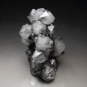 bi-terminated QUARTZ with BOULANGERITE inclusions