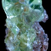 Opal var. hyalite CRAZY FLUORESCENCE