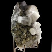 Calcite, Pyrite, Fluorite.