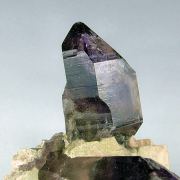 Quartz var. Amethyst on Orthoclase