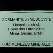 Gormanite on Muscovite