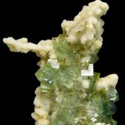 Fluorite, quartz MONGOLIA