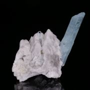 AQUAMARINE on ALBITE - Nyet-Bruk, Pakistan