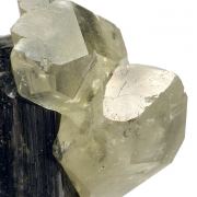 Tourmaline, quartz