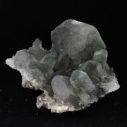 Smoky Gwindel Quartz + Chlorite.